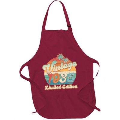 Retro Tropical Vintage 1935 Limited Edition 90th Birthday Apron
