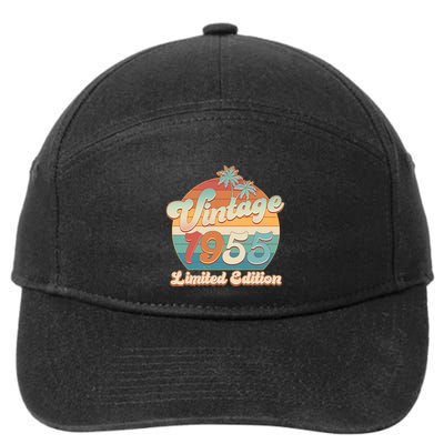Retro Tropical Vintage 1955 Limited Edition 70th Birthday 7-Panel Snapback Hat