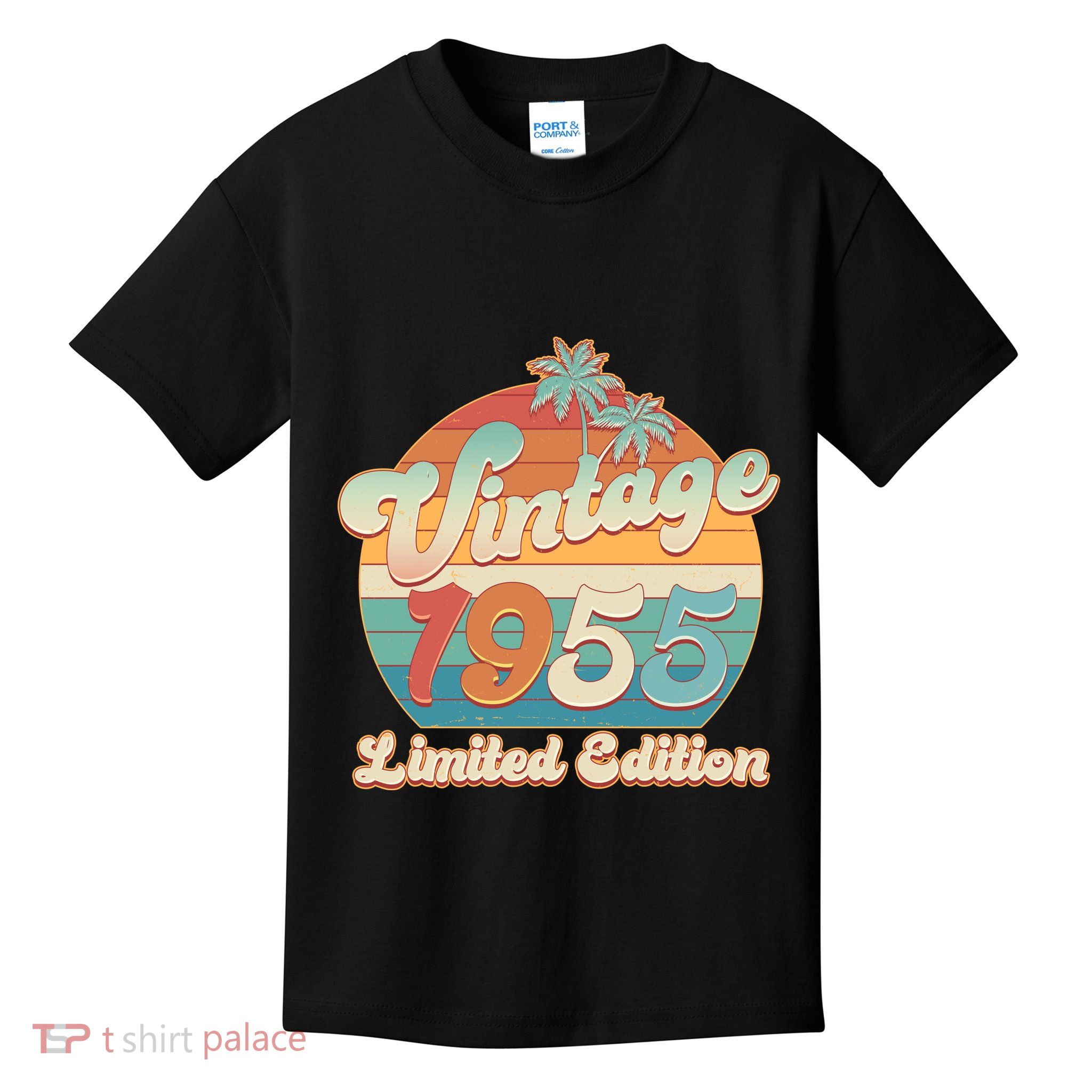Retro Tropical Vintage 1955 Limited Edition 70th Birthday Kids T-Shirt
