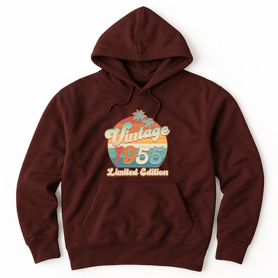 Retro Tropical Vintage 1955 Limited Edition 70th Birthday Hoodie