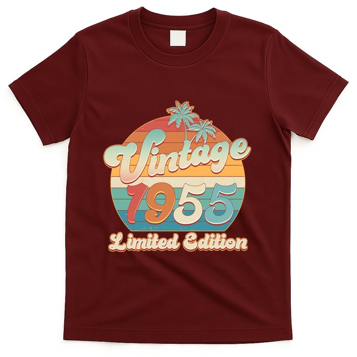 Retro Tropical Vintage 1955 Limited Edition 70th Birthday T-Shirt