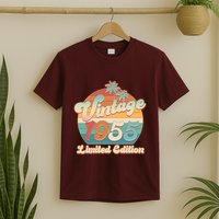 Retro Tropical Vintage 1955 Limited Edition 70th Birthday T-Shirt