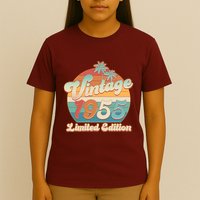 Retro Tropical Vintage 1955 Limited Edition 70th Birthday T-Shirt