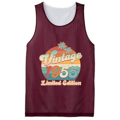 Retro Tropical Vintage 1955 Limited Edition 70th Birthday Mesh Reversible Basketball Jersey Tank