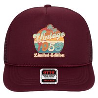 Retro Tropical Vintage 1955 Limited Edition 70th Birthday Trucker Hat