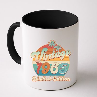 Retro Tropical Vintage 1965 Limited Edition 60th Birthday Mug