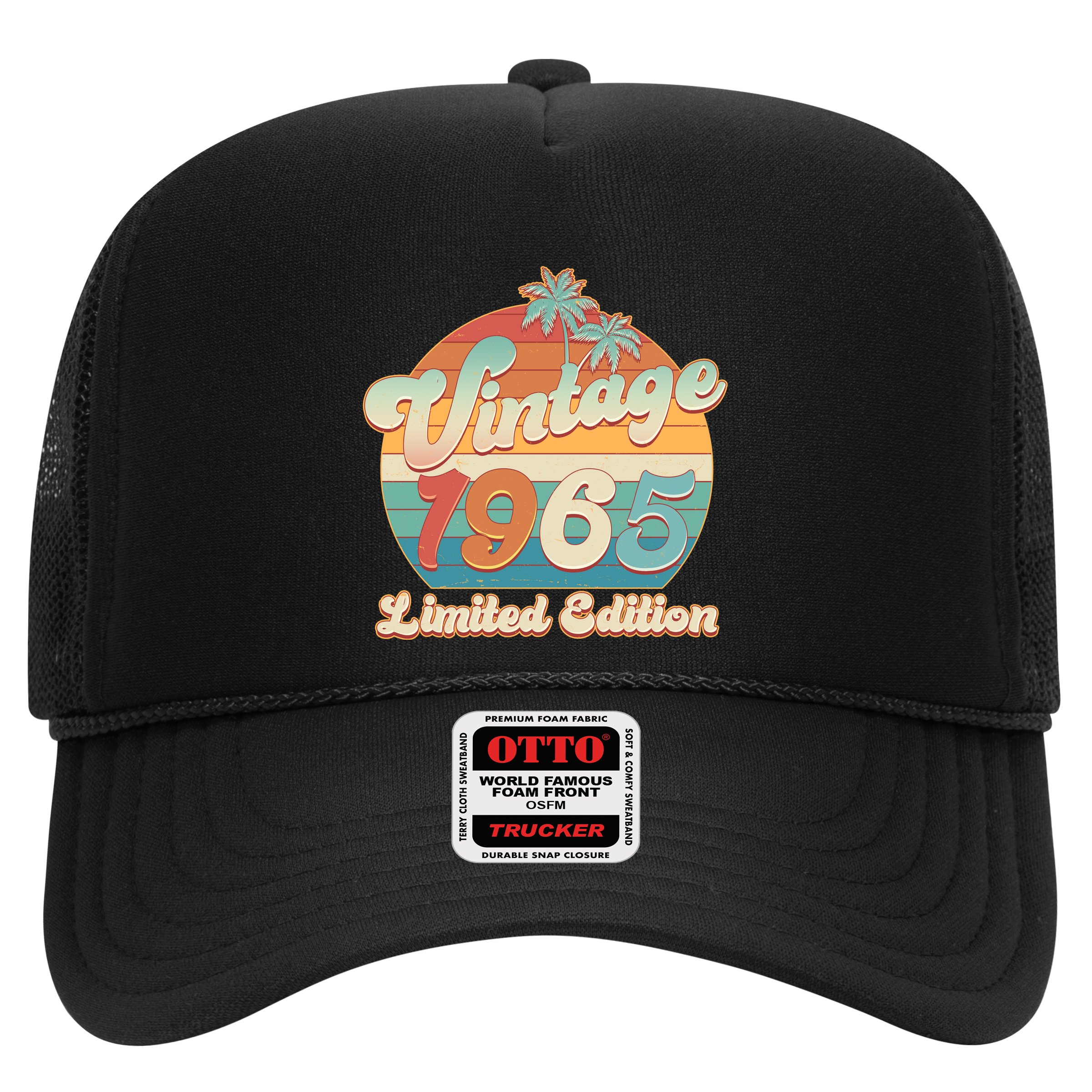 Retro Tropical Vintage 1965 Limited Edition 60th Birthday Hat