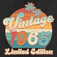 Retro Tropical Vintage 1965 Limited Edition 60th Birthday Hat