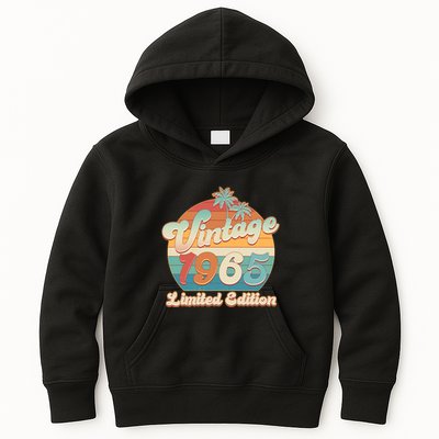 Retro Tropical Vintage 1965 Limited Edition 60th Birthday Kids Hoodie