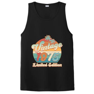 Retro Tropical Vintage 1975 Limited Edition 50th Birthday PosiCharge Competitor Tank