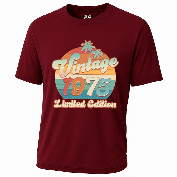 Retro Tropical Vintage 1975 Limited Edition 50th Birthday Performance Shirt