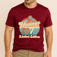 Retro Tropical Vintage 1975 Limited Edition 50th Birthday Performance Shirt