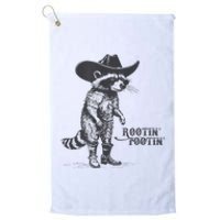 Rootin Tootin Vintage Raccoon Cow Cow Trash Panda Platinum Collection Golf Towel