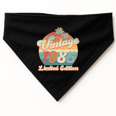 Retro Tropical Vintage 1985 Limited Edition 40th Birthday USA-Made Doggie Bandana