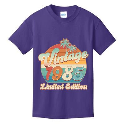 Retro Tropical Vintage 1985 Limited Edition 40th Birthday Kids T-Shirt