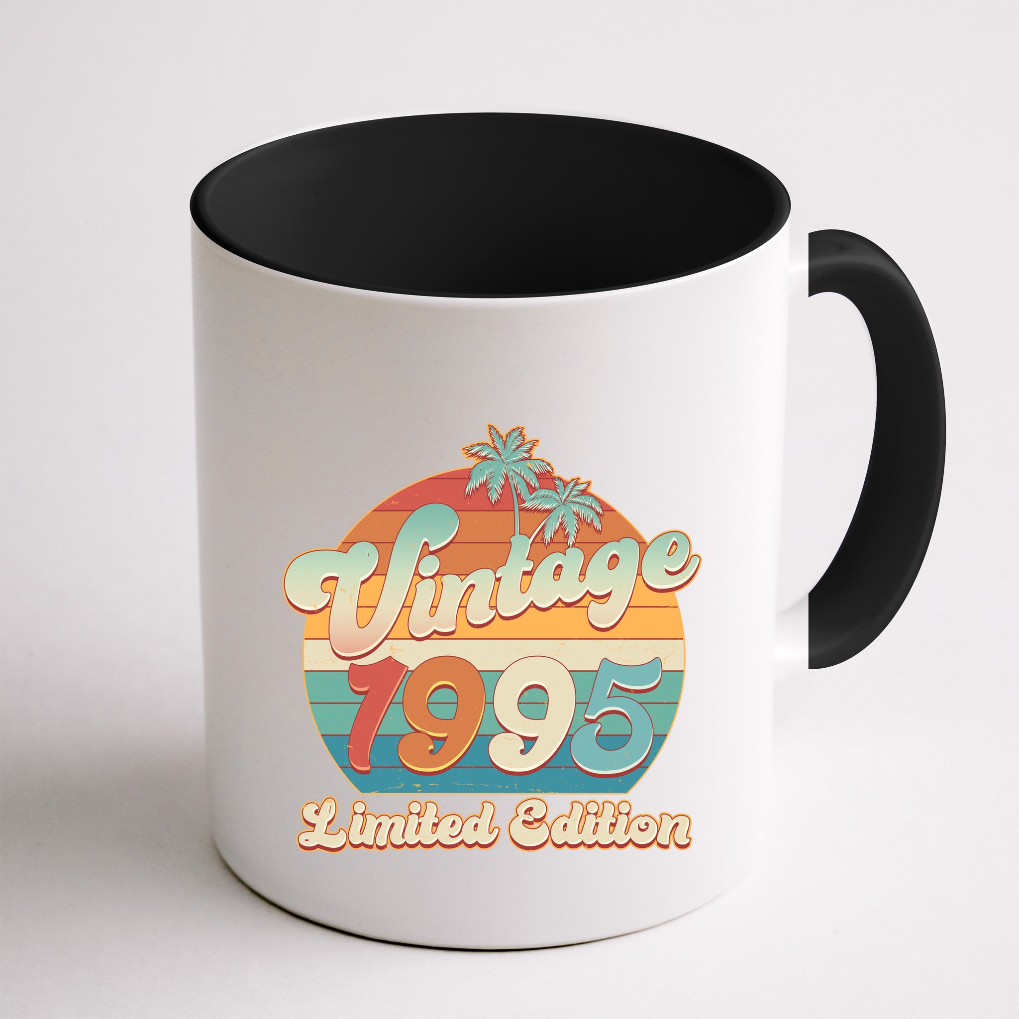 Retro Tropical Vintage 1995 Limited Edition 30th Birthday Mug
