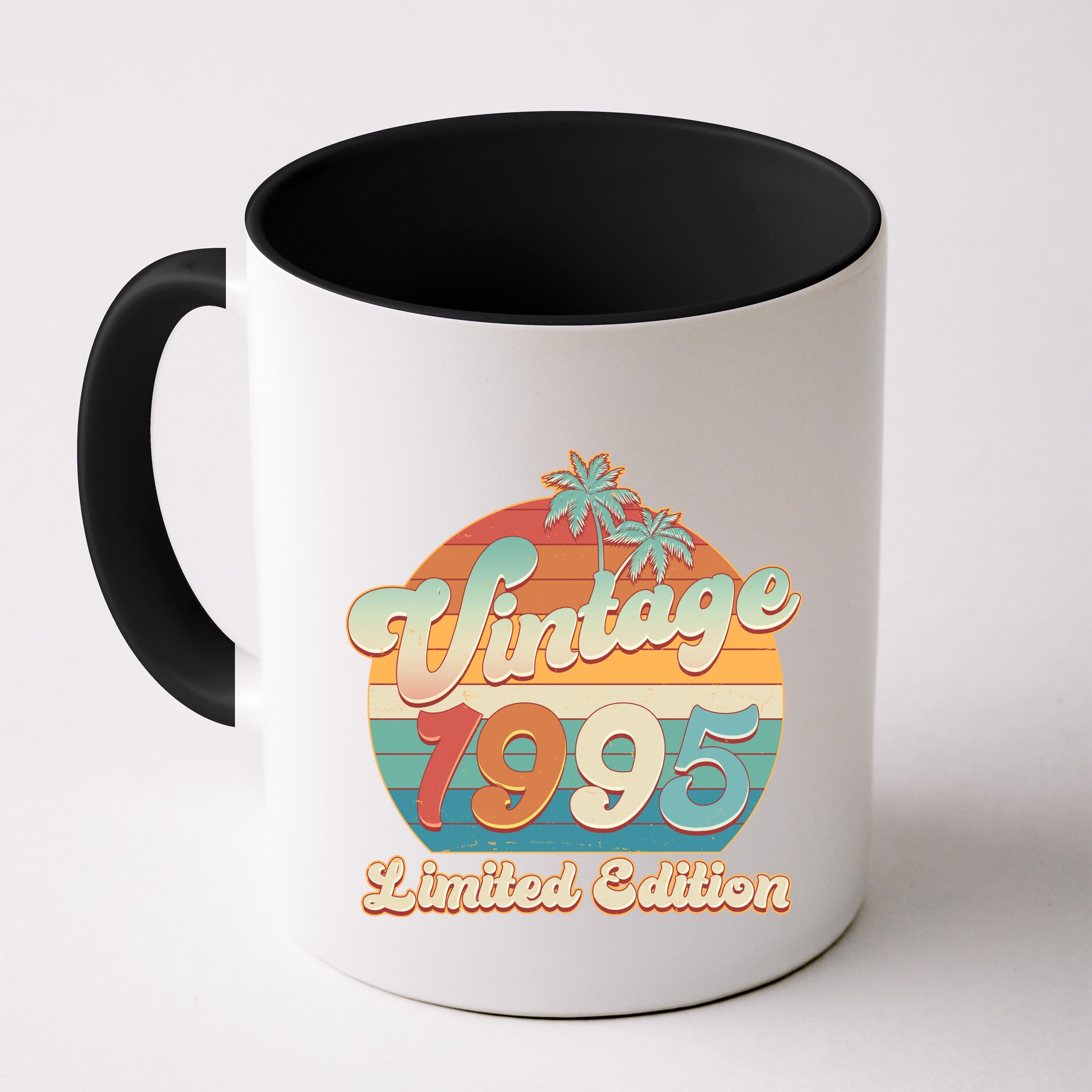 Retro Tropical Vintage 1995 Limited Edition 30th Birthday Mug