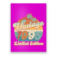 Retro Tropical Vintage 1995 Limited Edition 30th Birthday Poster