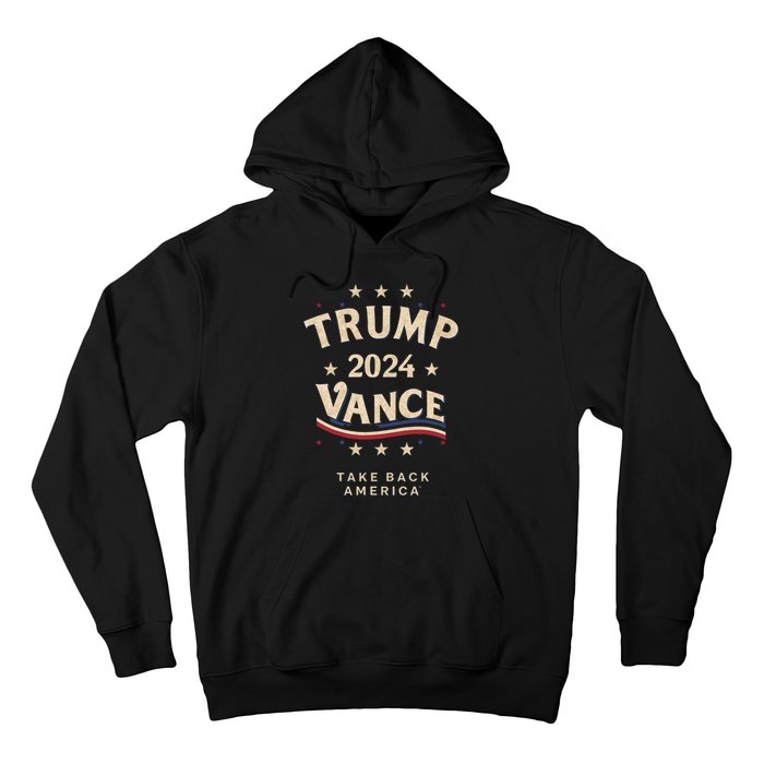 Retro Trump Vance Red Hoodie