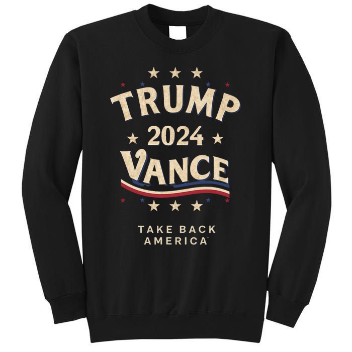 Retro Trump Vance Red Sweatshirt