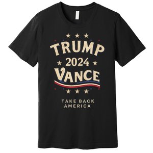 Retro Trump Vance Red Premium T-Shirt