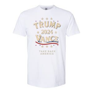 Retro Trump Vance Red Softstyle CVC T-Shirt