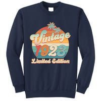 Retro Tropical Vintage 1923 Limited Edition 100th Birthday Sweatshirt