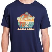 Retro Tropical Vintage 1923 Limited Edition 100th Birthday Adult ChromaSoft Performance T-Shirt