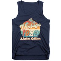 Retro Tropical Vintage 1923 Limited Edition 100th Birthday Tank Top