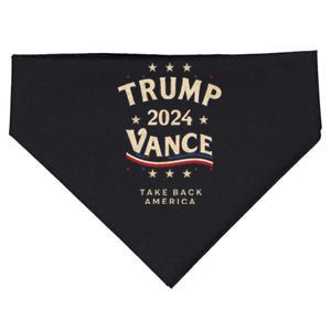 Retro Trump Vance Red USA-Made Doggie Bandana