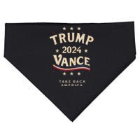 Retro Trump Vance Red USA-Made Doggie Bandana