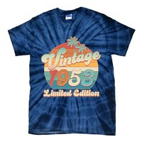Retro Tropical Vintage 1953 Limited Edition 70th Birthday Tie-Dye T-Shirt