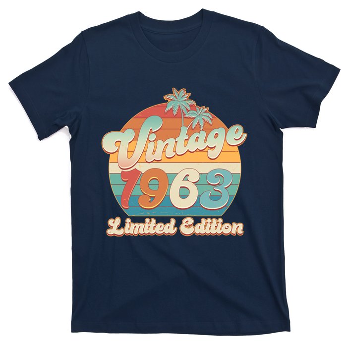 Retro Tropical Vintage 1963 Limited Edition 60th Birthday T-Shirt