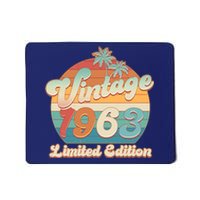 Retro Tropical Vintage 1963 Limited Edition 60th Birthday Mousepad