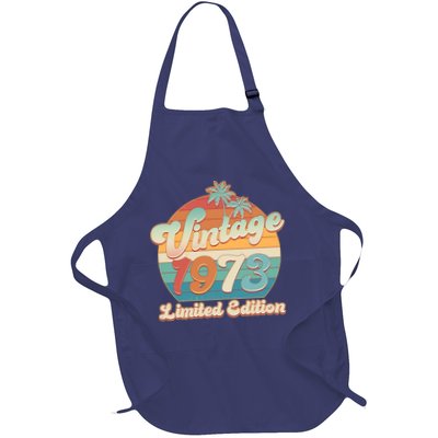 Retro Tropical Vintage 1973 Limited Edition 50th Birthday Apron