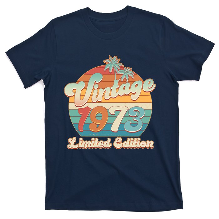 Retro Tropical Vintage 1973 Limited Edition 50th Birthday T-Shirt