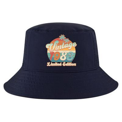Retro Tropical Vintage 1983 Limited Edition 40th Birthday Cool Comfort Performance Bucket Hat
