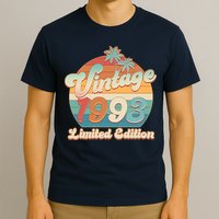 Retro Tropical Vintage 1993 Limited Edition 30th Birthday T-Shirt