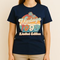 Retro Tropical Vintage 1993 Limited Edition 30th Birthday T-Shirt