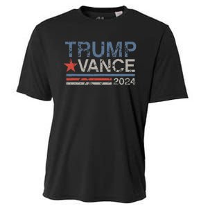 Retro Trump Vance 2024 Stripe Trump Jd Vance Cooling Performance Crew T-Shirt