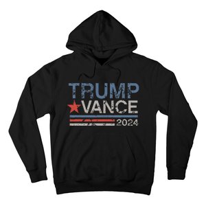 Retro Trump Vance 2024 Stripe Trump Jd Vance Hoodie