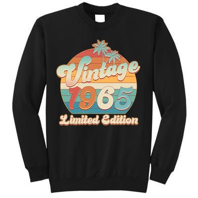 Retro Tropical Vintage 1965 Limited Edition 60th Birthday Sweatshirt