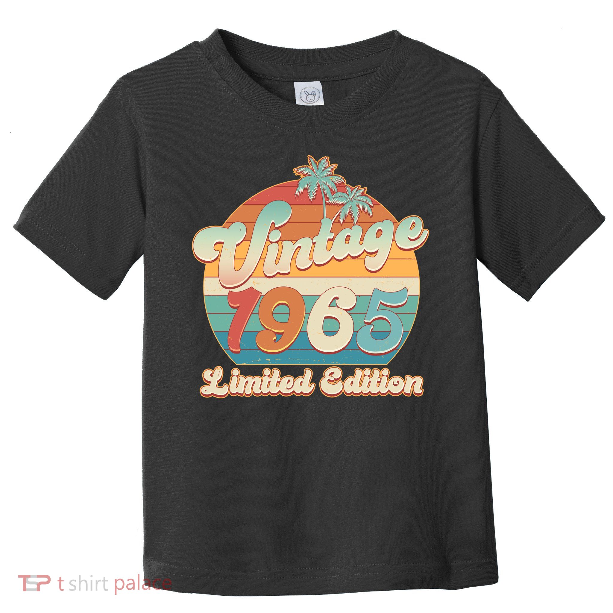 Retro Tropical Vintage 1965 Limited Edition 60th Birthday Toddler T-Shirt