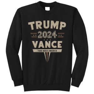 Retro Trump Vance 2024 Red Sweatshirt