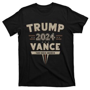 Retro Trump Vance 2024 Red T-Shirt