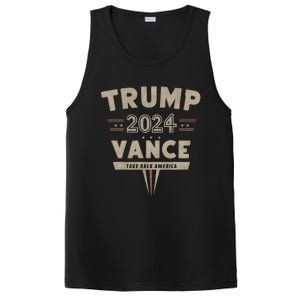 Retro Trump Vance 2024 Red PosiCharge Competitor Tank