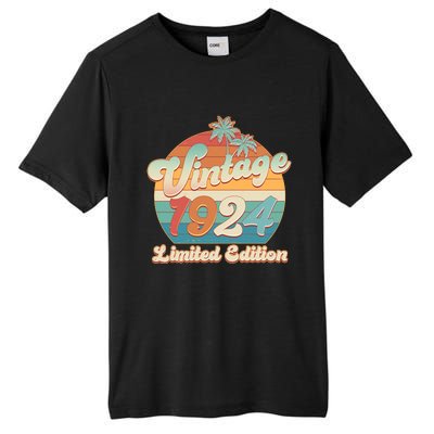 Retro Tropical Vintage 1924 Limited Edition 100th Birthday Tall Fusion ChromaSoft Performance T-Shirt