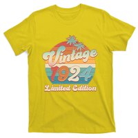 Retro Tropical Vintage 1924 Limited Edition 100th Birthday T-Shirt