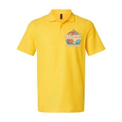 Retro Tropical Vintage 1924 Limited Edition 100th Birthday Softstyle Adult Sport Polo