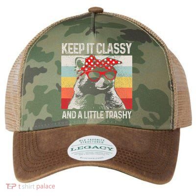 Raccoon Trashy Vintage Retro Funny Legacy Tie Dye Trucker Hat